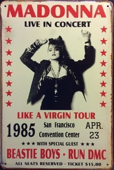 Insegne: Rusty Blechschild - MADONNA - IN CONCERT – Nuovo (secondo la descrizione) da Rupperswil venduto da big-one-sale