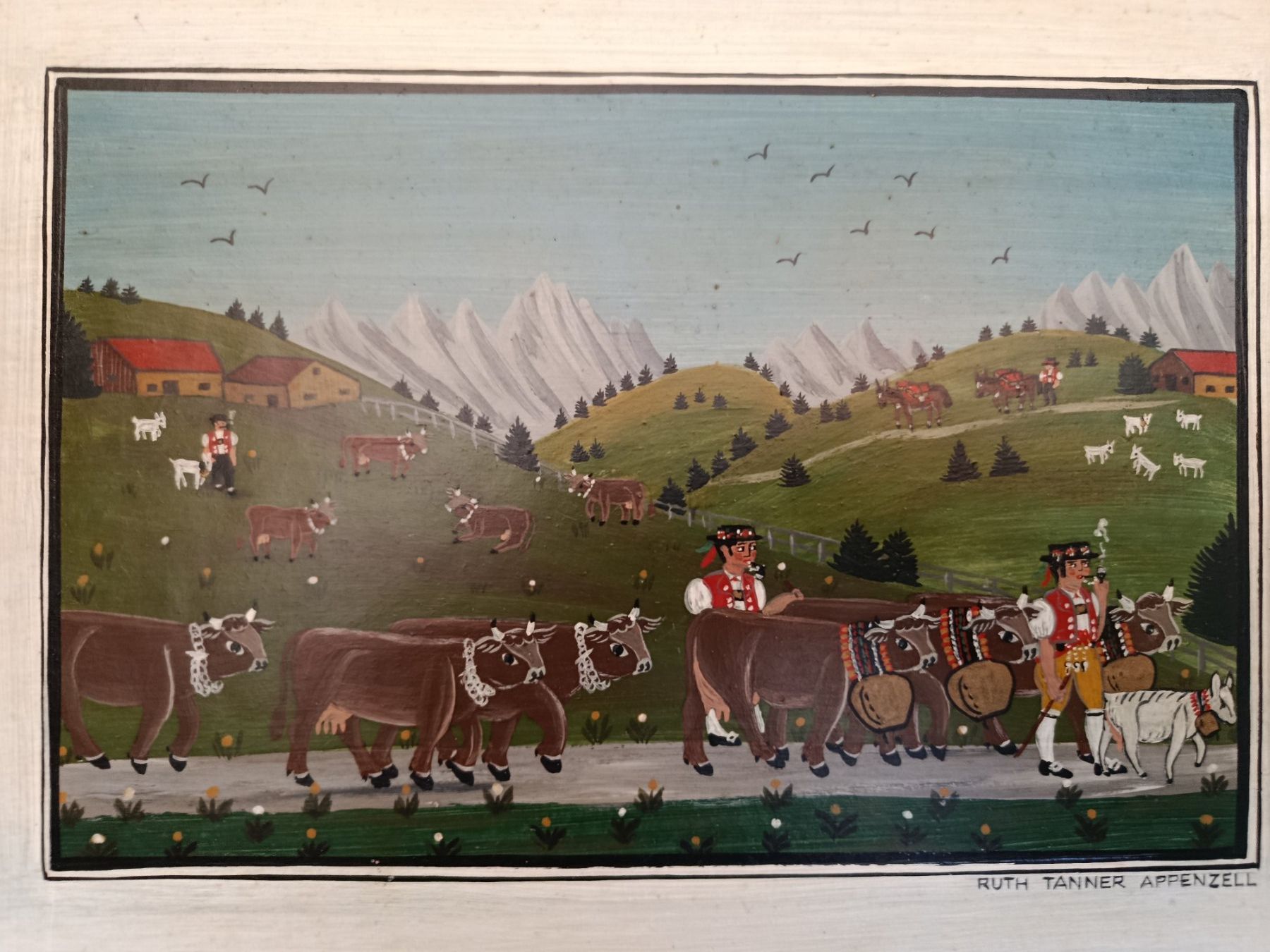 Dipinti: Ruth Tanner Appenzell Gemälde – Usato da Riehen venduto da twentymodern