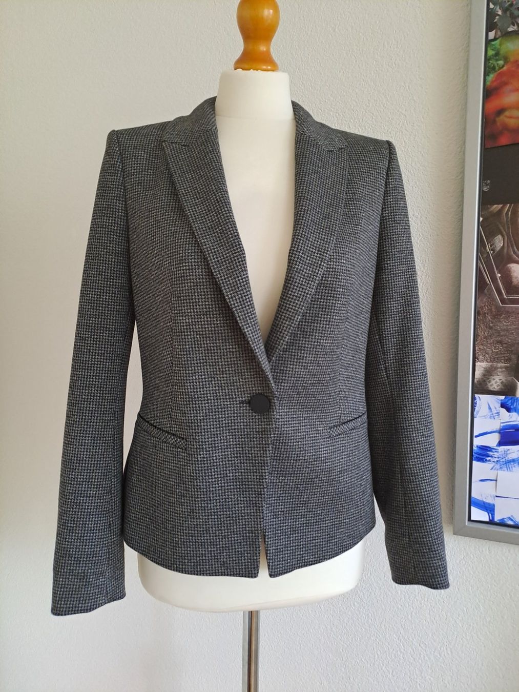 Comma Giacche: Blazer von Comma mit Pepita-Muster, Gr.34 – Nuovo (secondo la descrizione) da Volketswil venduto da ronbons