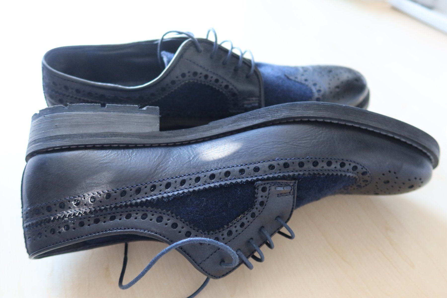 Herrenschuhe: Herrenschuhe Grösse 45, LEDER - NEU – Neu und originalverpackt aus Zürich von Piki7 8