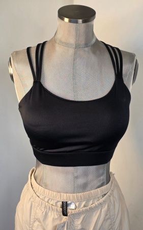 XS/S 34/36 Cup A-B Bustier Top Bralette gepolstert Glanz