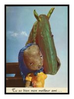 HENRY ROX - 1960 "Photosculptures - Cheval & Cavalière"