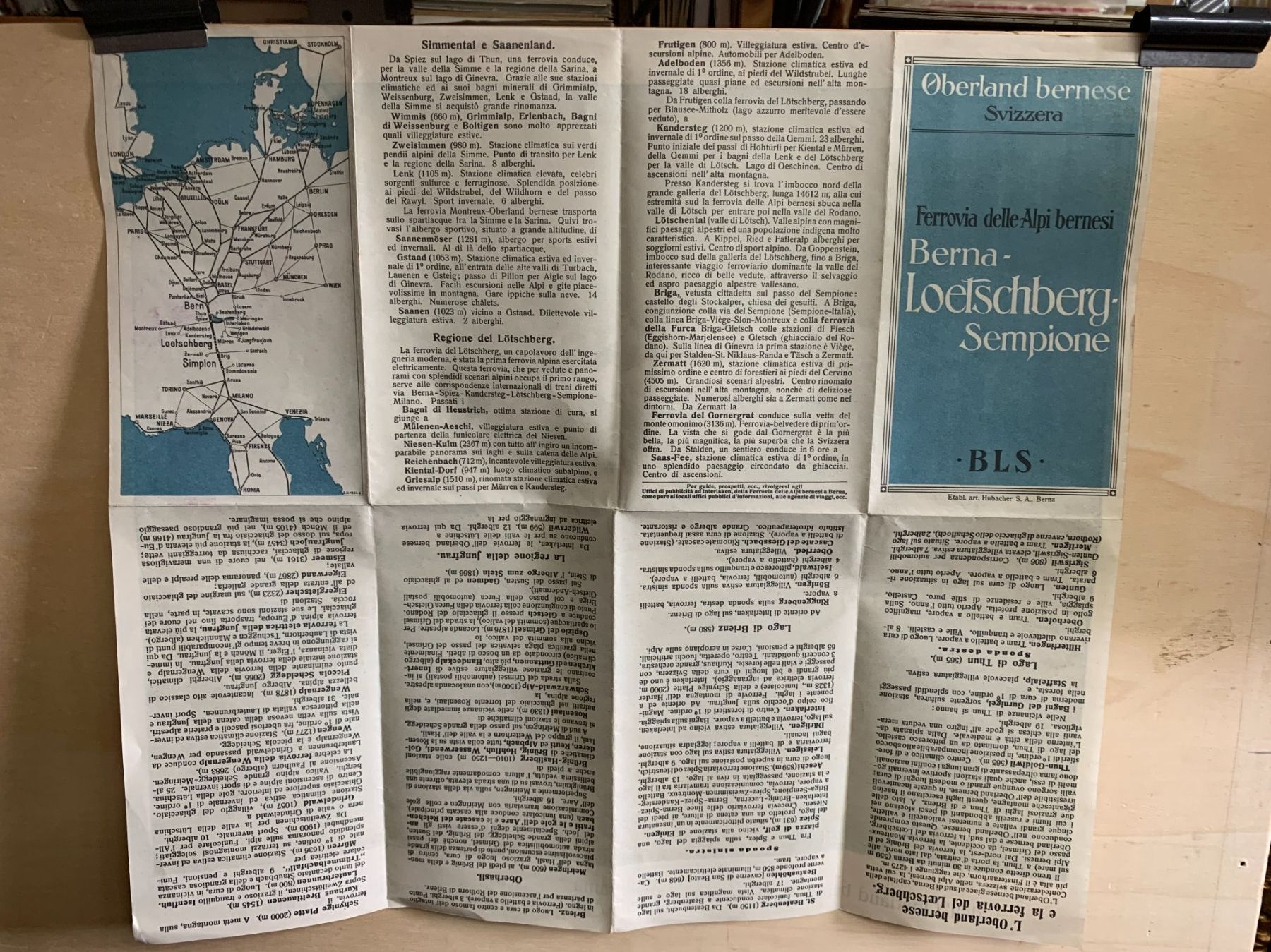 Cartoline postali: Loetschberg- Sempione - Oberland Bernese – Usato da Sorengo venduto da 74in 2