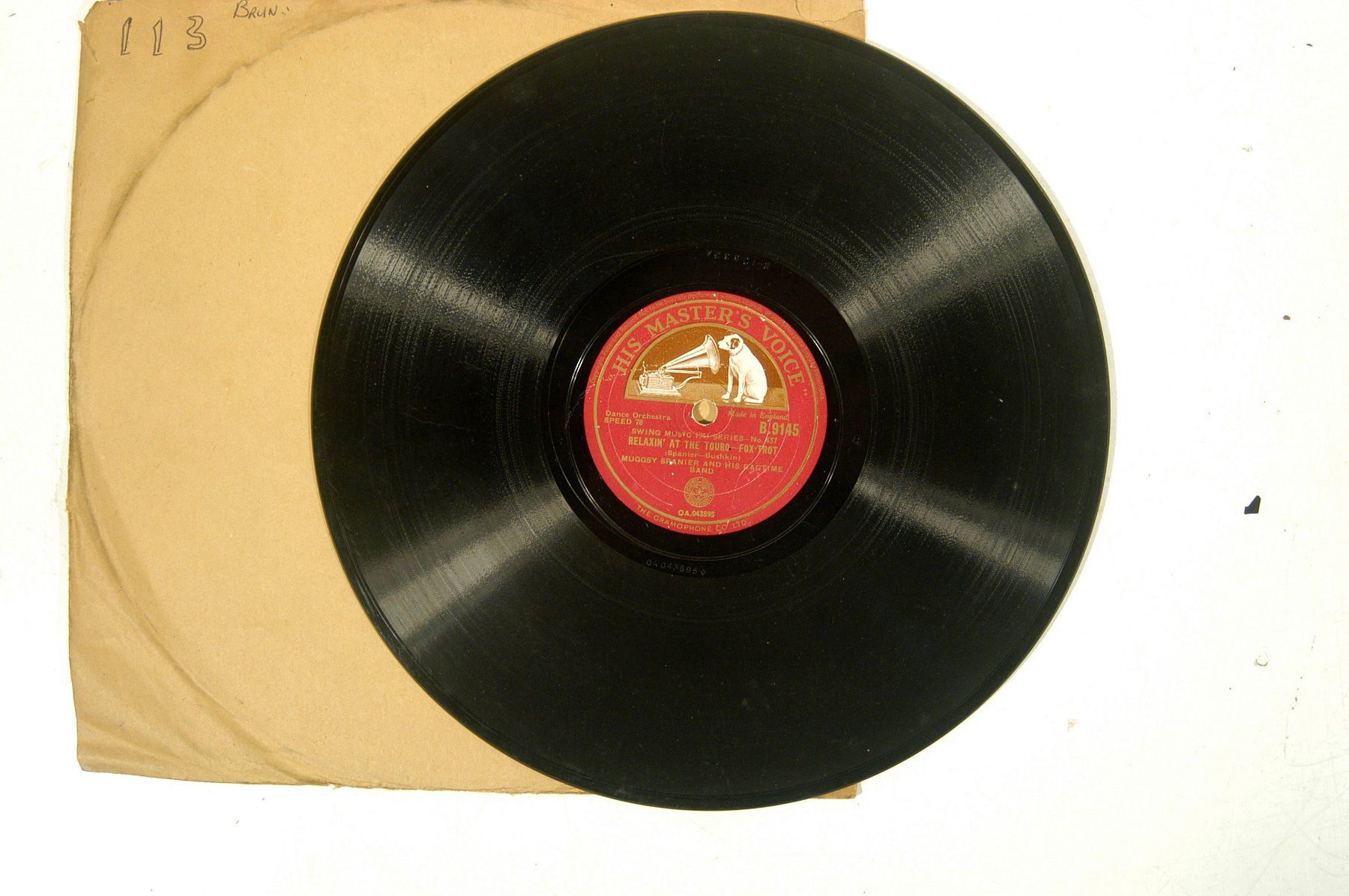Schallplatten: Schellack Blues Jazzplatten 5 Stück – Gebraucht aus Herisau von Wisen 8