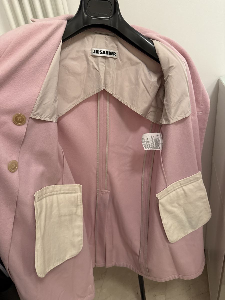 Jil Sander Cappotti: Jil Sander cappotto cashmere rosa, DE 36 – Usato da Viganello venduto da Cathy3 2