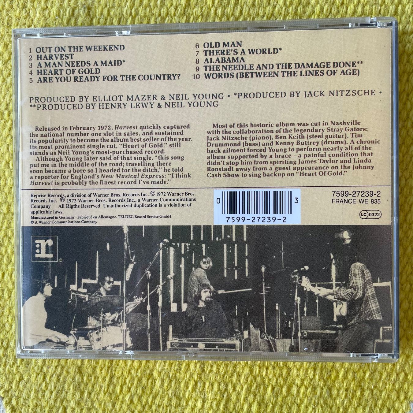 CD: NEIL YOUNG-HARVEST72 – Usato da Rorschacherberg venduto da CD-Roli 1