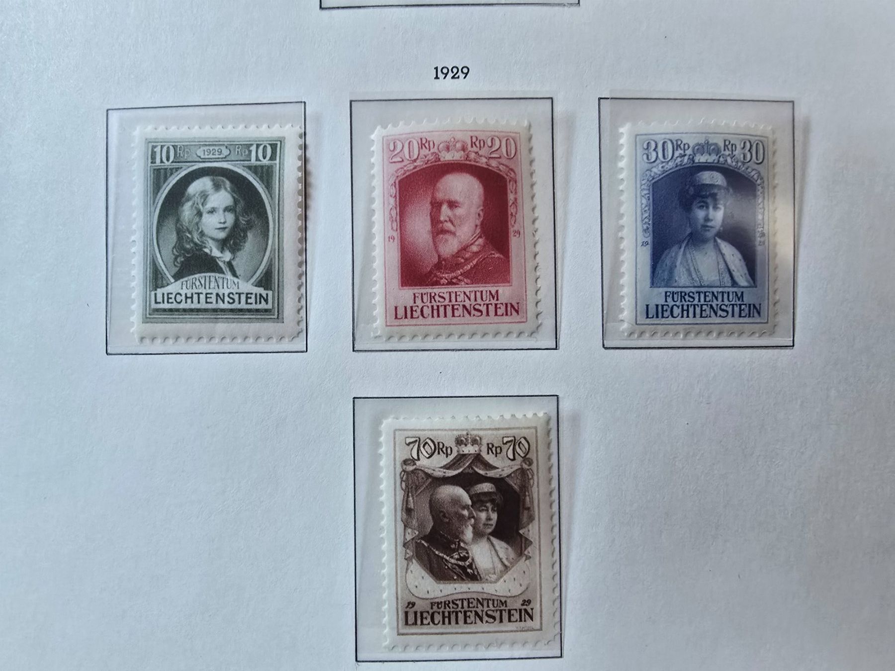 Tutti i francobolli: Fl Znr 80-83 postfrisch – Usato da triesenberg venduto da wisi369