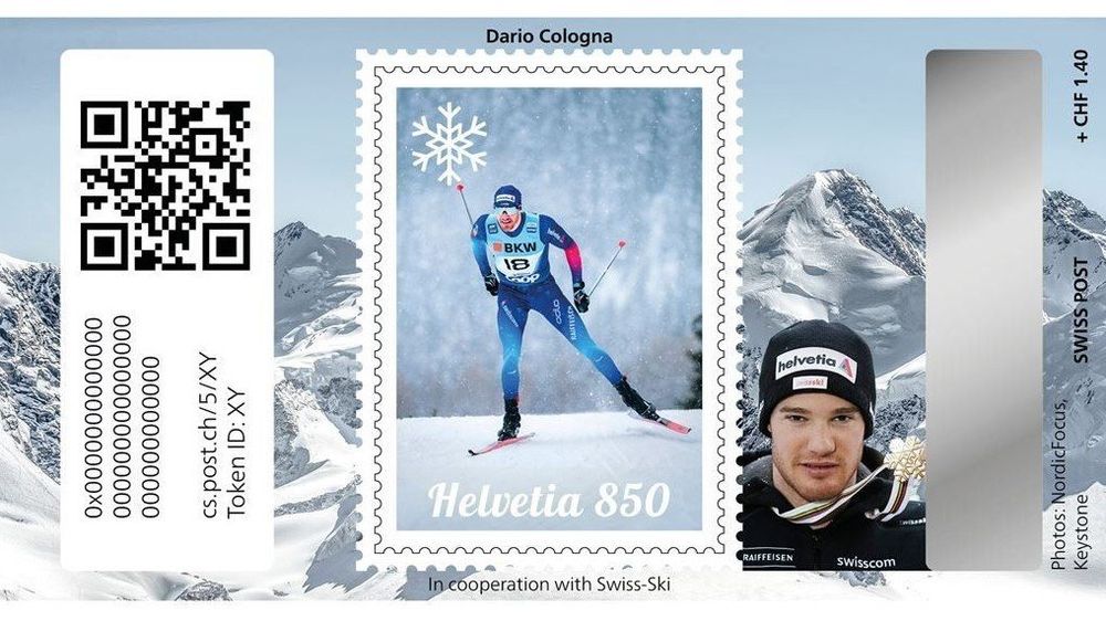 Tutti i francobolli: Swiss Crypto Stamp 5.0 - ID 2 – Dario Cologna – Nuovo (secondo la descrizione) da Wuerenlos venduto da Zoechi