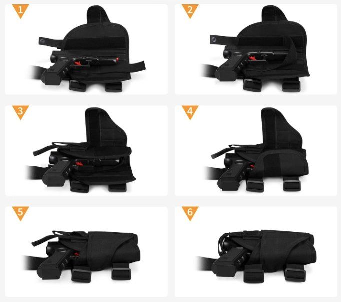 Schützensport: Taktisch Pistolenholster Beintasche – Neu und originalverpackt aus Châtelaine von topshop.switzerland 8