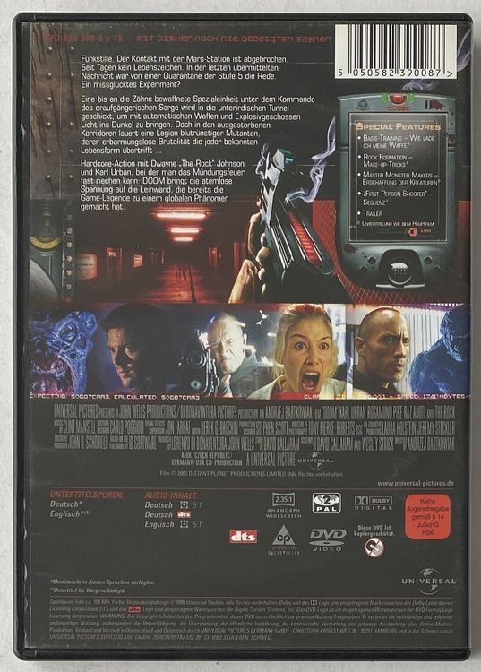 Alle DVDs: Doom, der Film – Gebraucht aus Flums von Asquillo 1