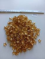 Goldene Mini-Sterne, Basteln, Deko, Neuwertig