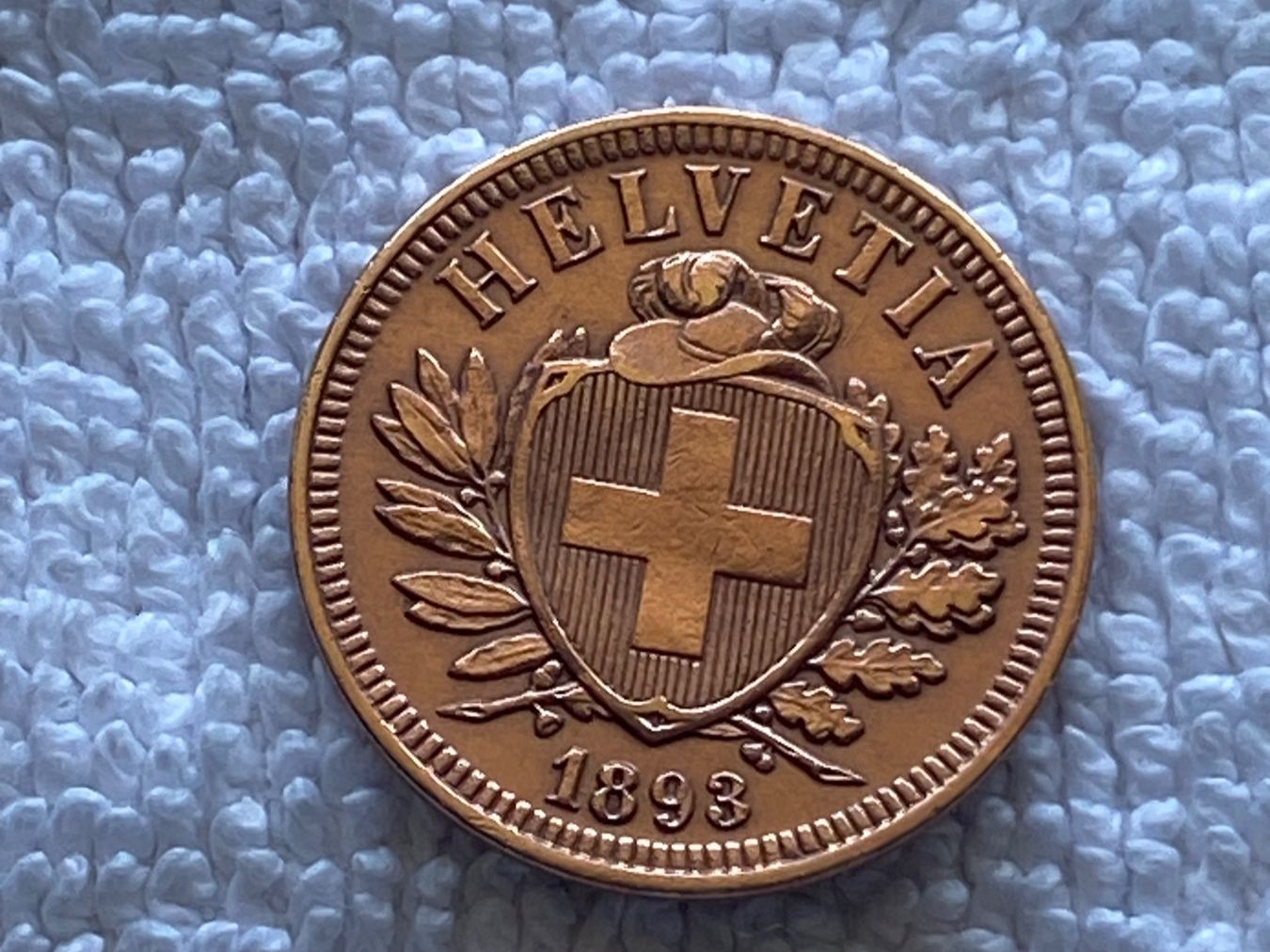 Alle Münzen: 2 centimes/rappen 1893 – Gebraucht aus Nyon von Ilmi09
