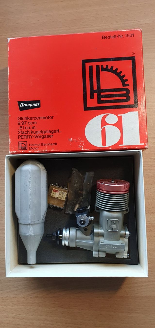 RC Modellbau: Modellmotor  HB 61 – Neu (gemäss Beschreibung) aus Grosswangen von heus