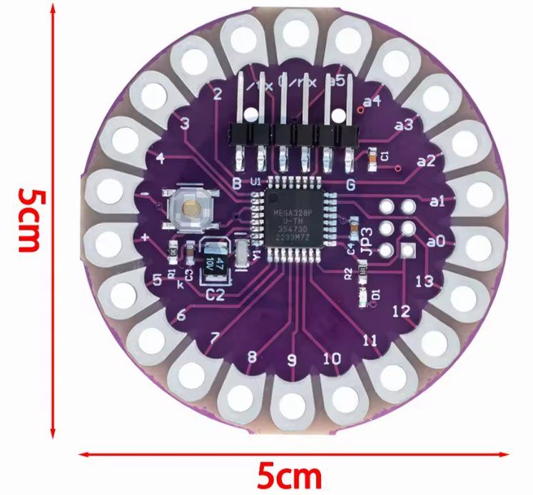 Composants électroniques: Lilypad ATmega328P 16MHz Microcontroller Arduino kompatibel – Neuf avec emballage d'origine à Illnau par diy-shop 1
