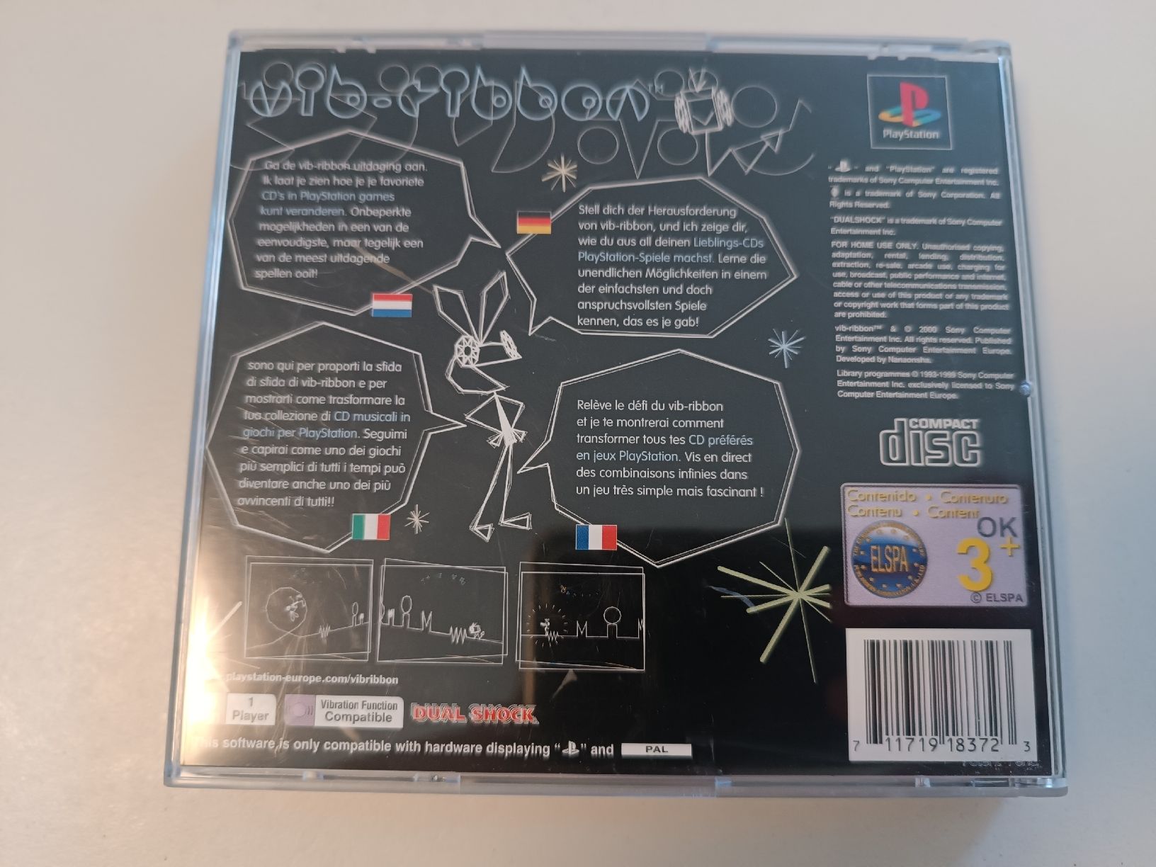 Sony Giochi: Vib-Ribbon – Usato da Gasel venduto da Realrumblejack 1