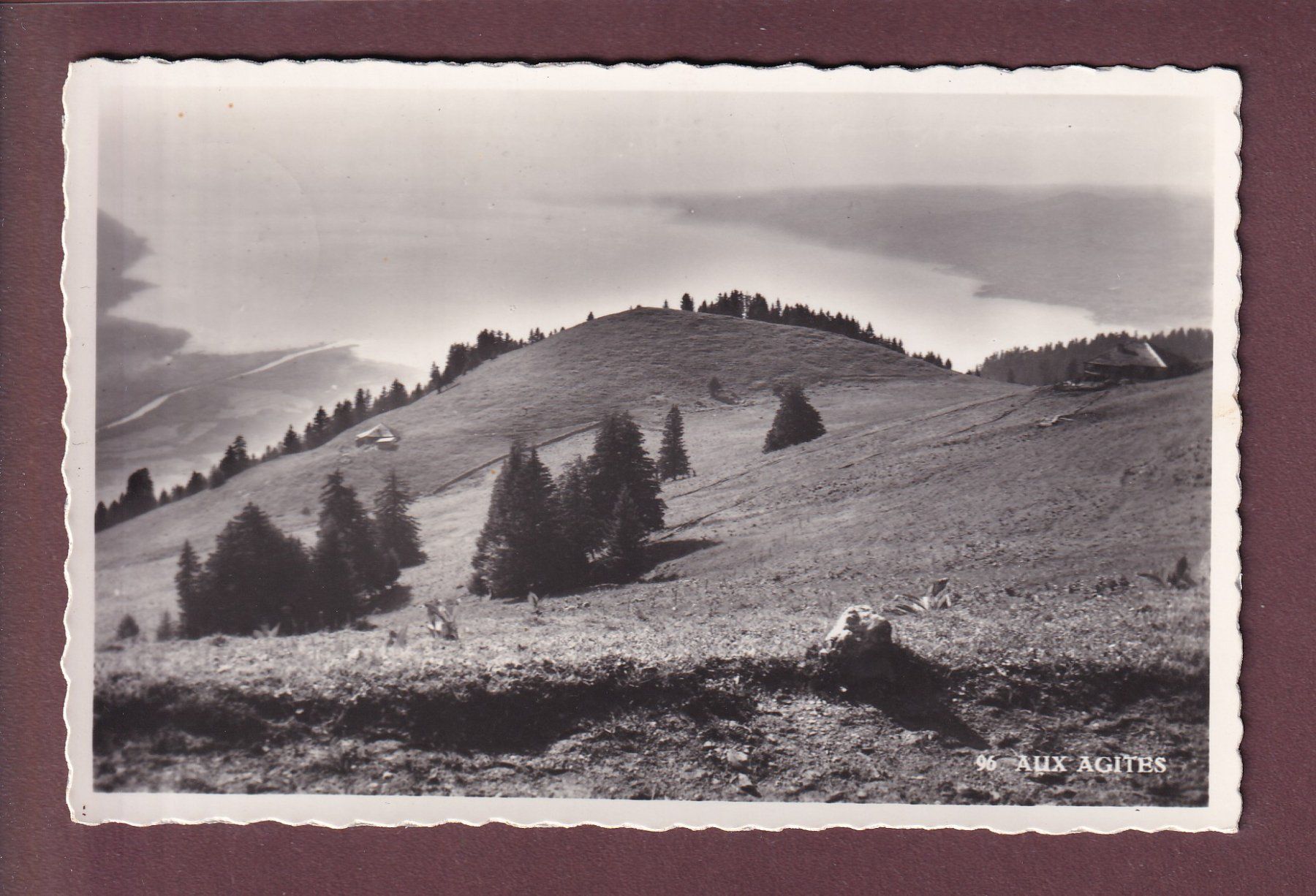 Cartoline postali: AUX AGITES - 1953 – Usato da Pully venduto da nicecards