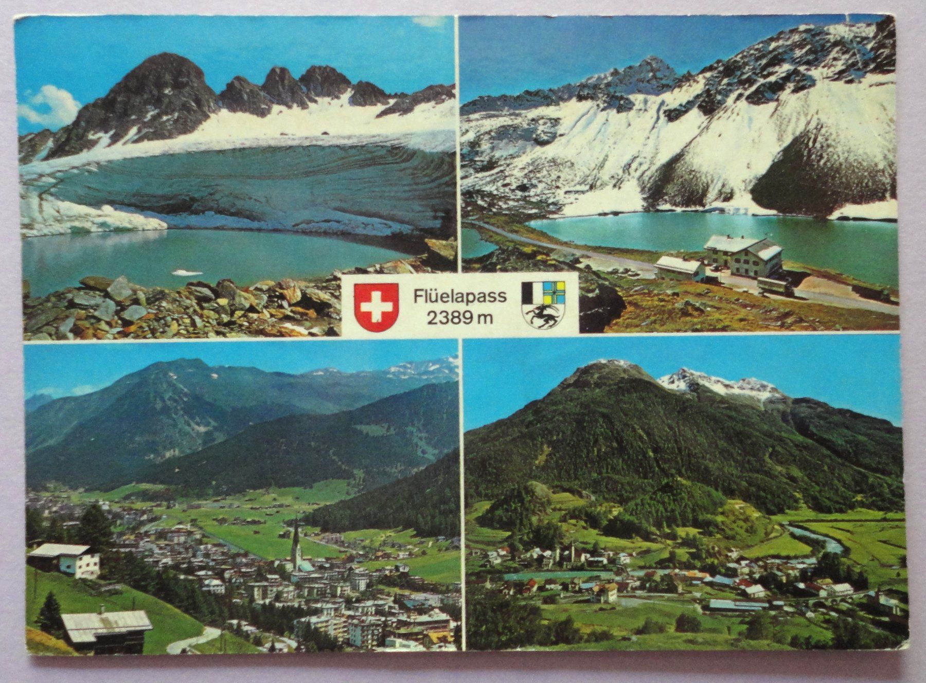 Cartoline postali: Flüelapass 2389 m – Difettoso da Fétigny venduto da Billy2miny