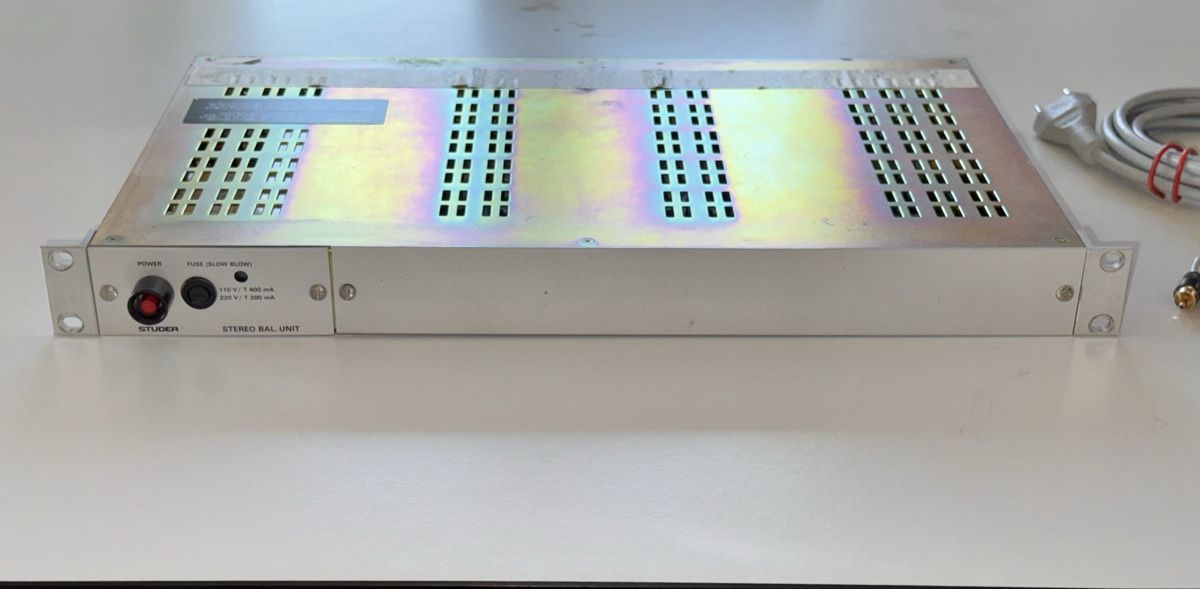 Konverter: Studer Stereo Balancing Unit – Gebraucht aus Gümligen von glurin 1