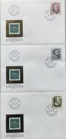 FDC 1974 mit Einzelmarken und Viererblöcken