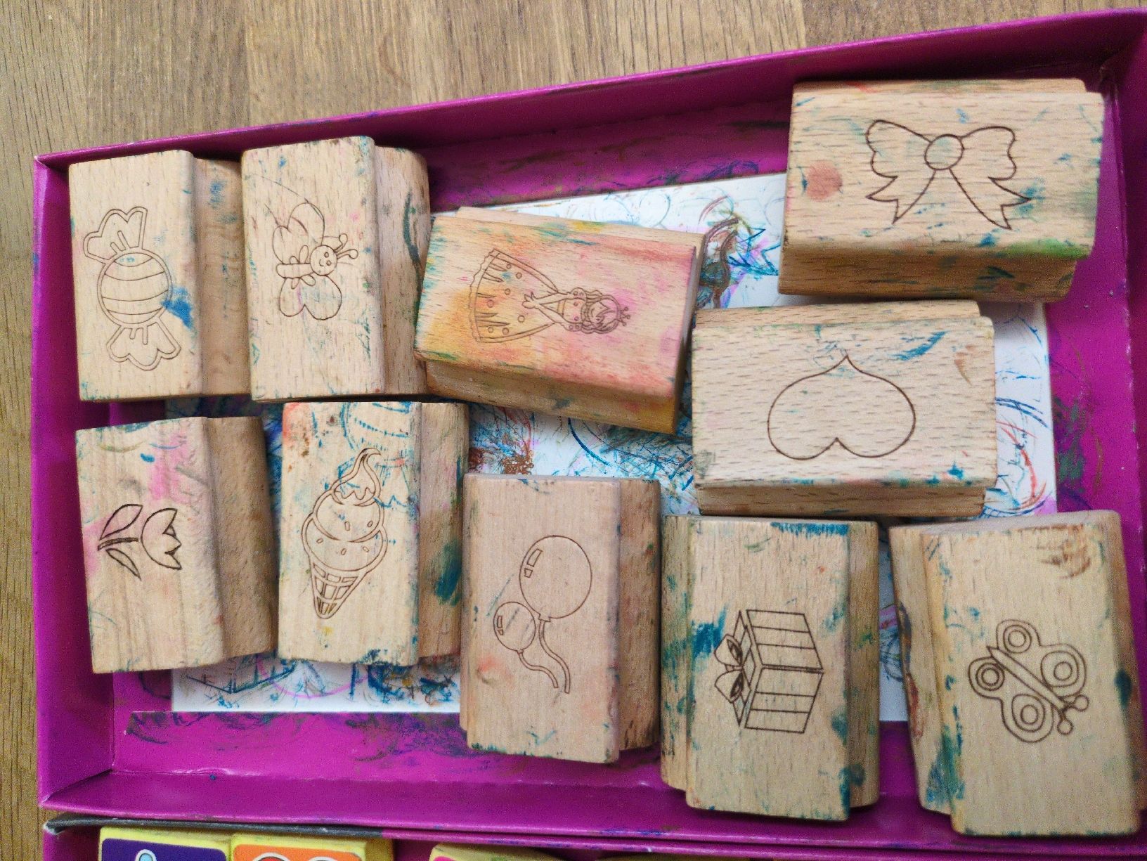 Timbri: Stempel Set Kinder Basteln gebraucht Zustand – Usato da Winterthur venduto da Tschebe 2