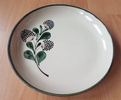FRÜCHTESCHALE-TELLER (NEUWERTIG) HANDARBEIT