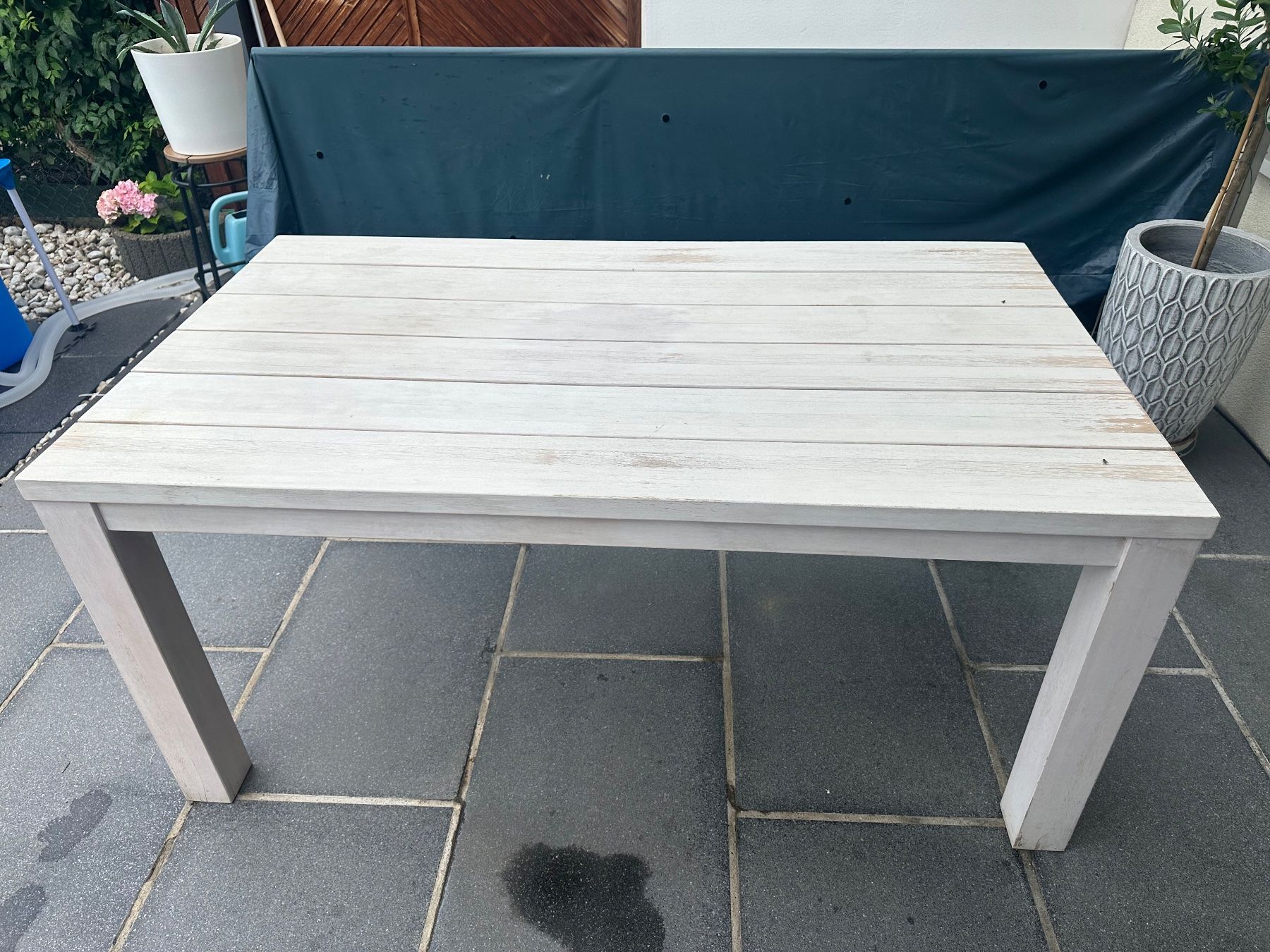 Interio Tavoli: Interio Holztisch Weiss – Usato da Aesch BL venduto da Fiat0 1