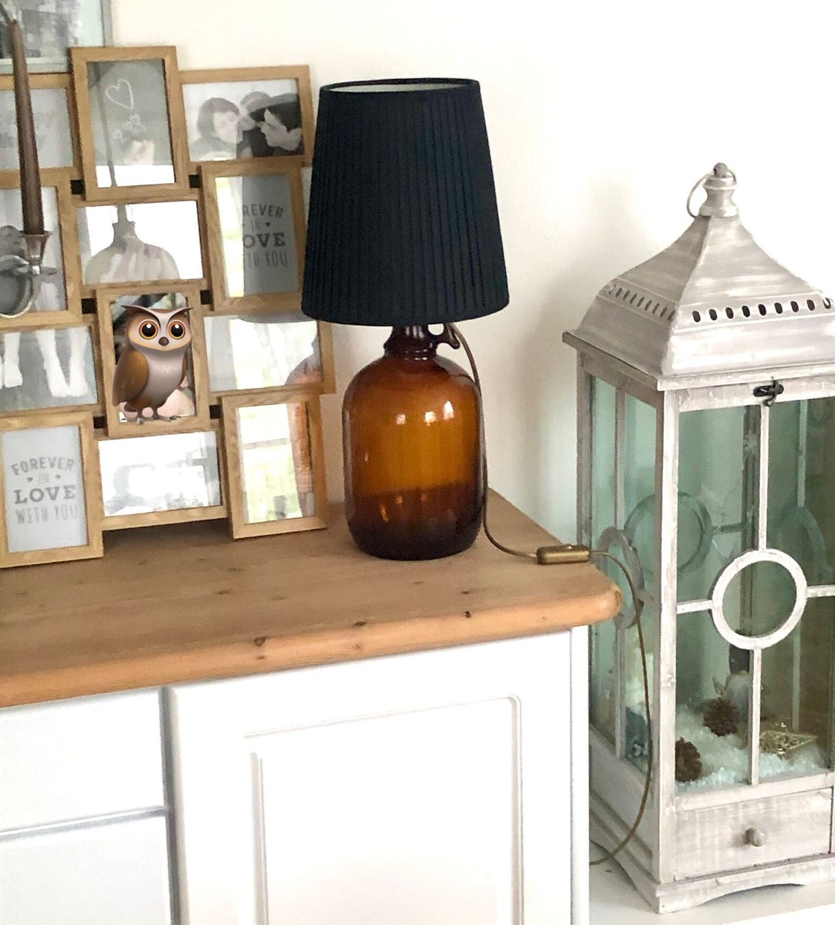 Manufactum Lampade: Glasflaschen Lampe Upcycling – Usato da Oberwil BL venduto da scorpio70 5
