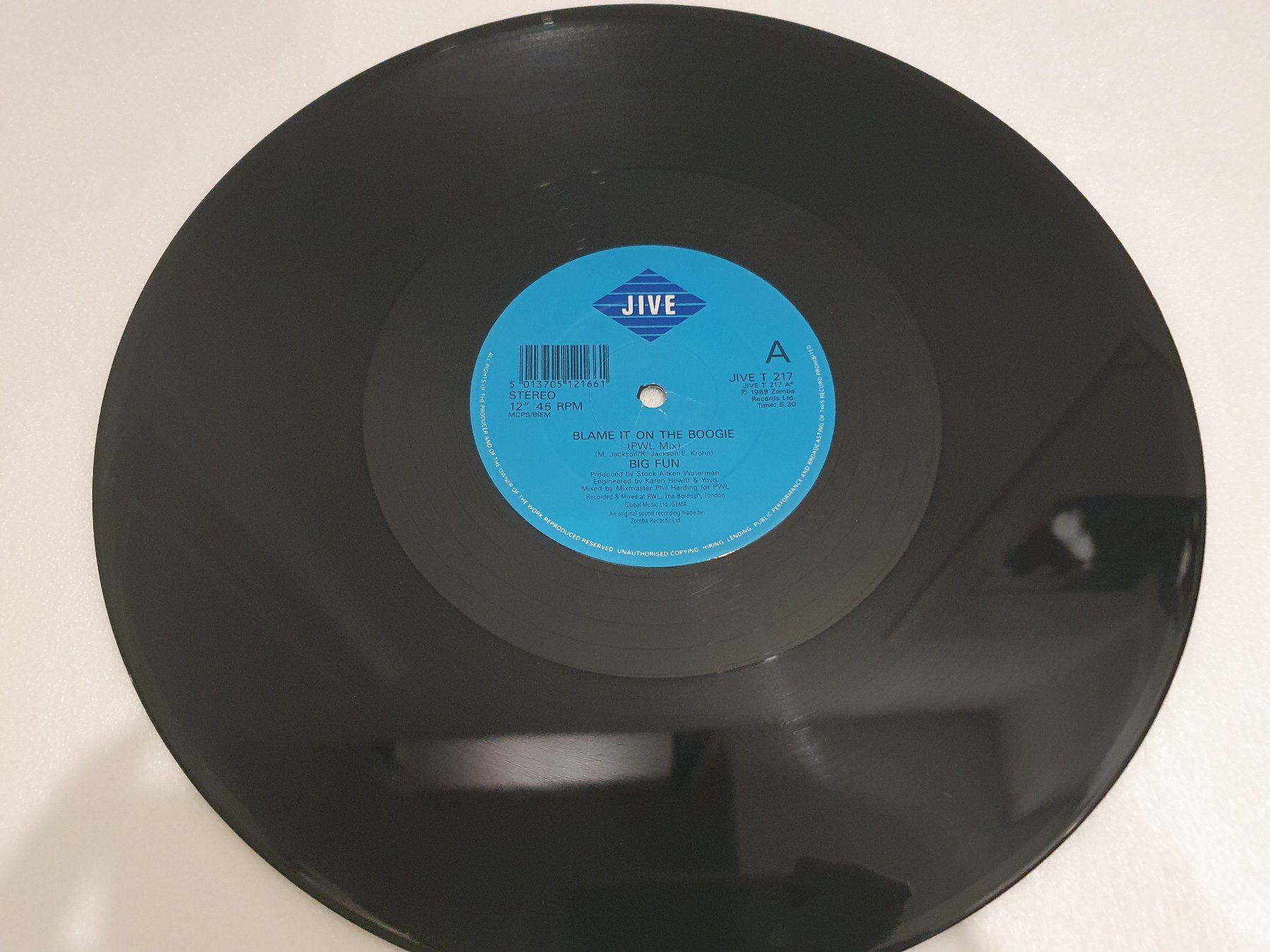 Dischi in vinile: Big Fun – Blame It On The Boogie – Usato da Uster venduto da Vinyl-Leidenschaft 2