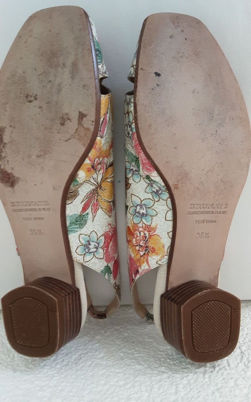 Scarpe da donna: Sandale, 36,5, BRUNATE, cuir, excellent état – Usato da Neuchâtel venduto da Virgule50 5
