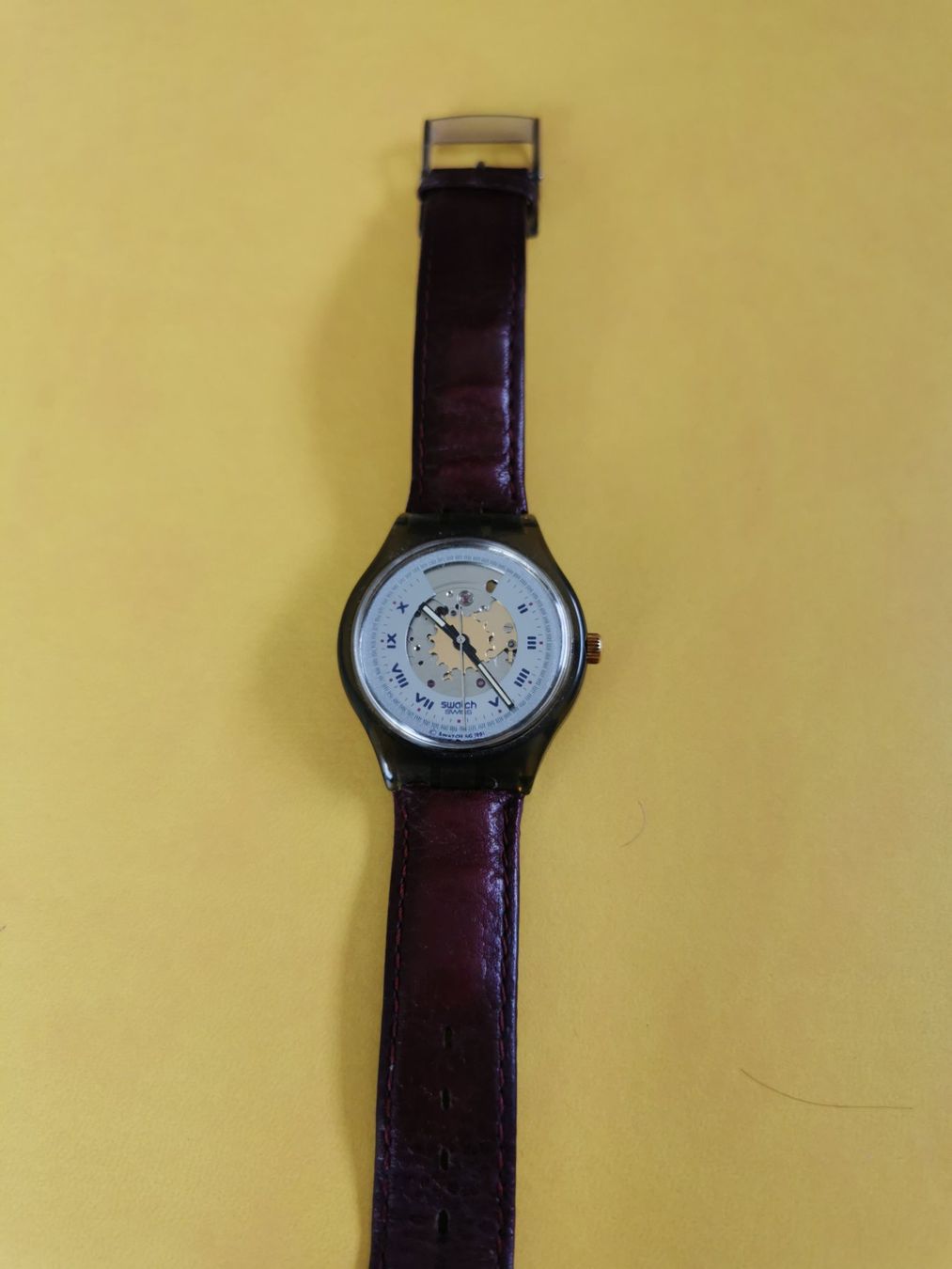 Swatch Uhren: Vintage Swatch Automatic RUBIN SAM100, 1991 – Gebraucht aus Hohenrain von mr10 1