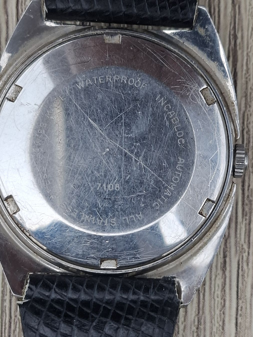 Technos Orologi: Vintage Technos De Luxe Automatic with Date at 6 O'clock. – Usato da St-Cergue venduto da gar_x2b7 6