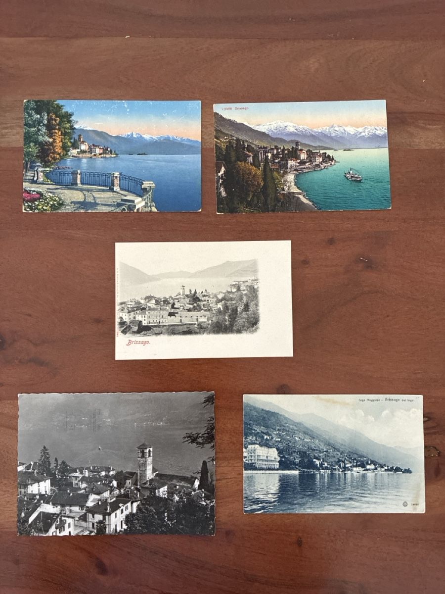 Cartoline postali: 10 Ansichtskarten Schweiz von Brissago TI – Usato da Oftringen venduto da Cla.vD.74