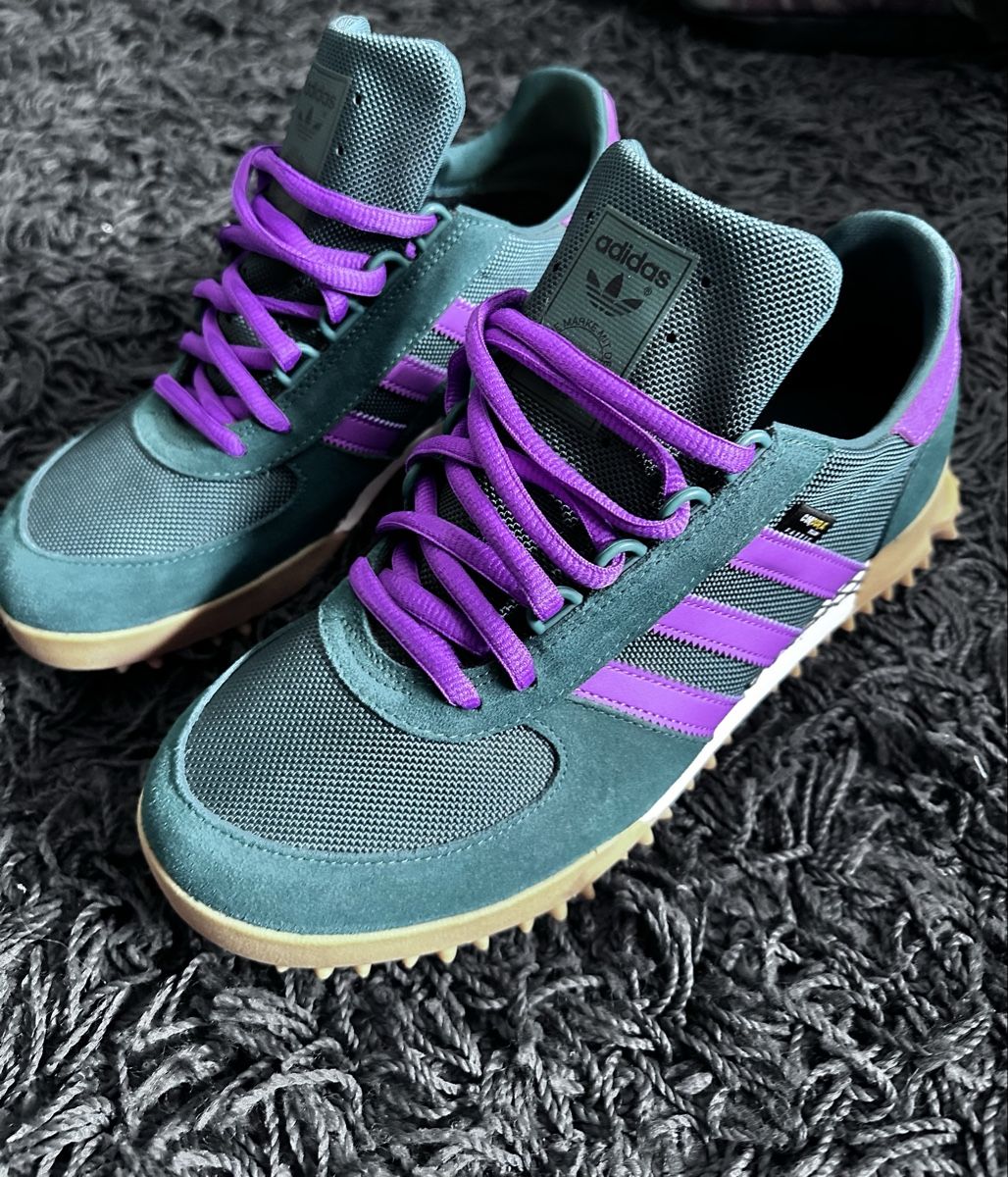Adidas Scarpe da uomo: Adidas Marathon TR trainers, Forest Green, size 44. – Usato da Dübendorf venduto da MotaGr 2