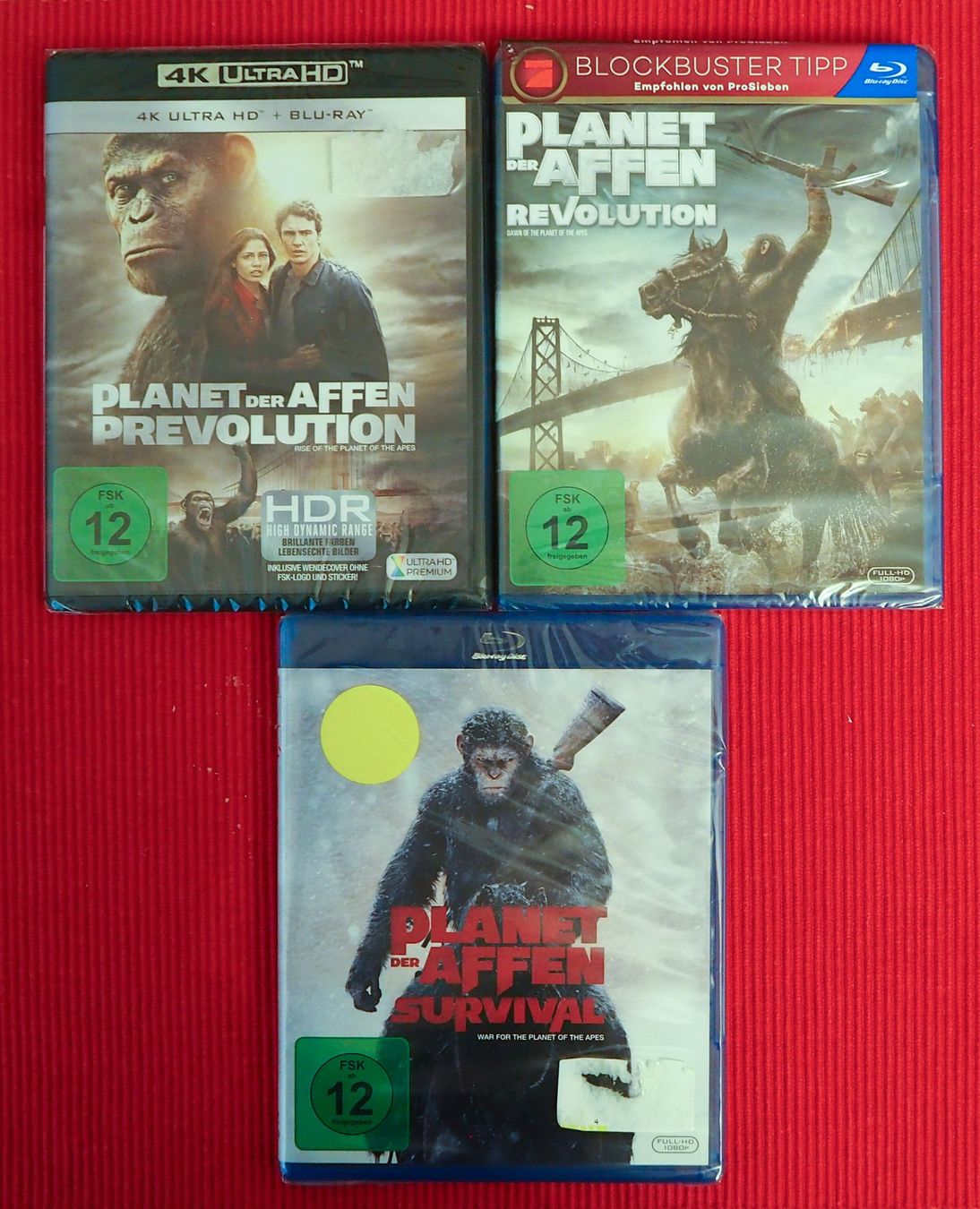 Tutti i DVDs: Planet der Affen - Trilogie / neu und originalverpackt – Nuovo e nell'imballaggio originale da Chur venduto da big_5zx8
