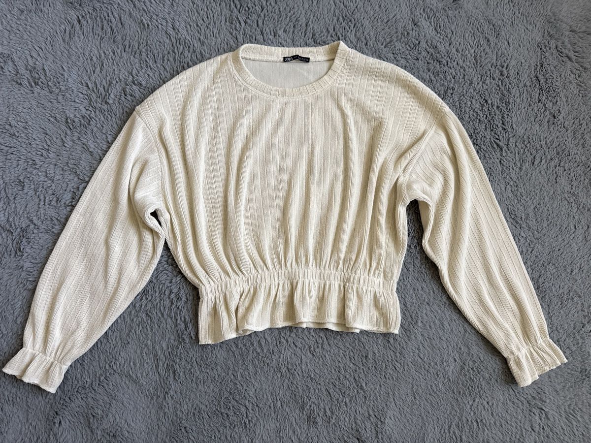 Zara Maglioni & Felpe: Zara Strickpullover, creme, Grösse M,  – Usato da Fahrweid venduto da echouniform90