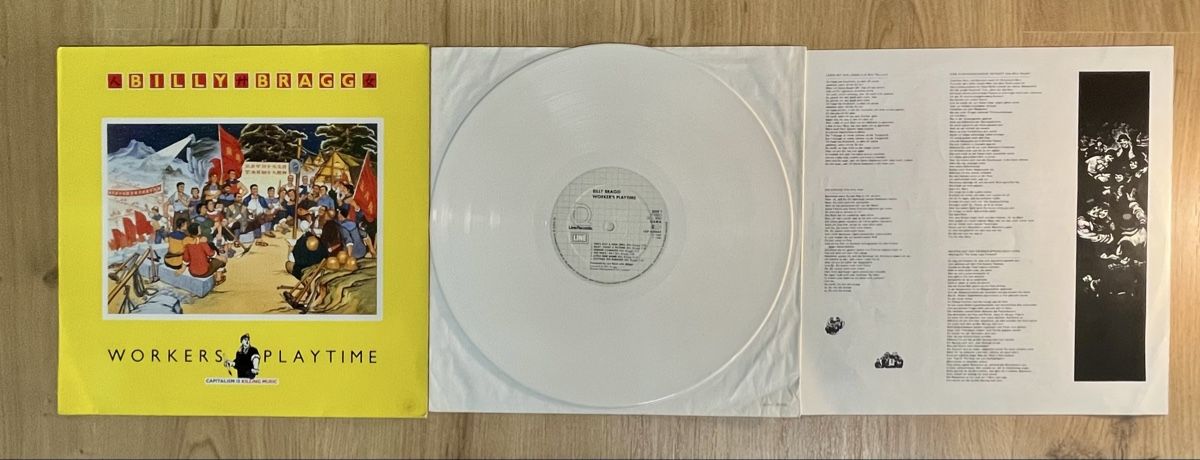 Dischi in vinile: Billy Bragg – Workers Playtime LP, Weisses Vinyl – Usato da Oberstammheim venduto da Heyjinroh