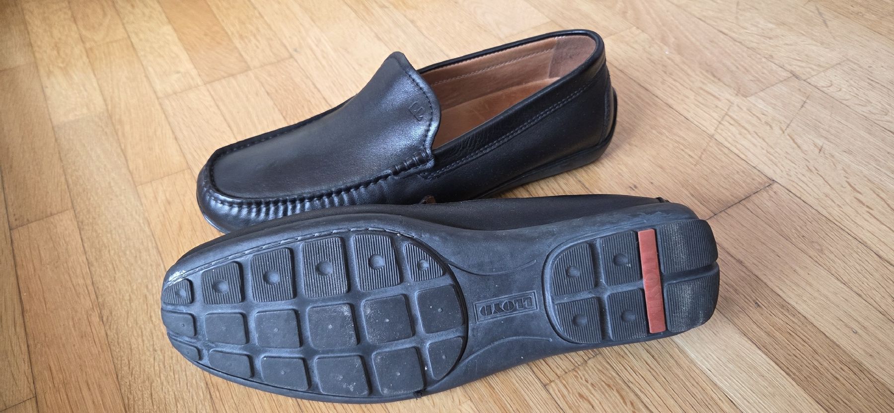 Lloyd Herrenschuhe: Lloyd Leder Loafers Schwarz 41 – Gebraucht aus Horgen von aiac0 3