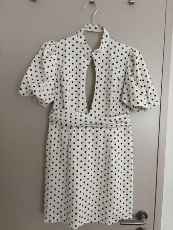 Polka Dot Sommerkleid kurz, Gr. L