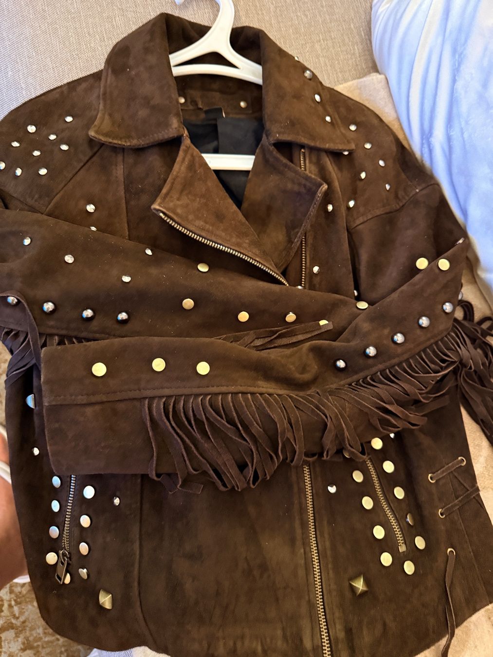 Giacche: Lederjacke (Suede) – Usato da Genève venduto da mar_g5r2 2