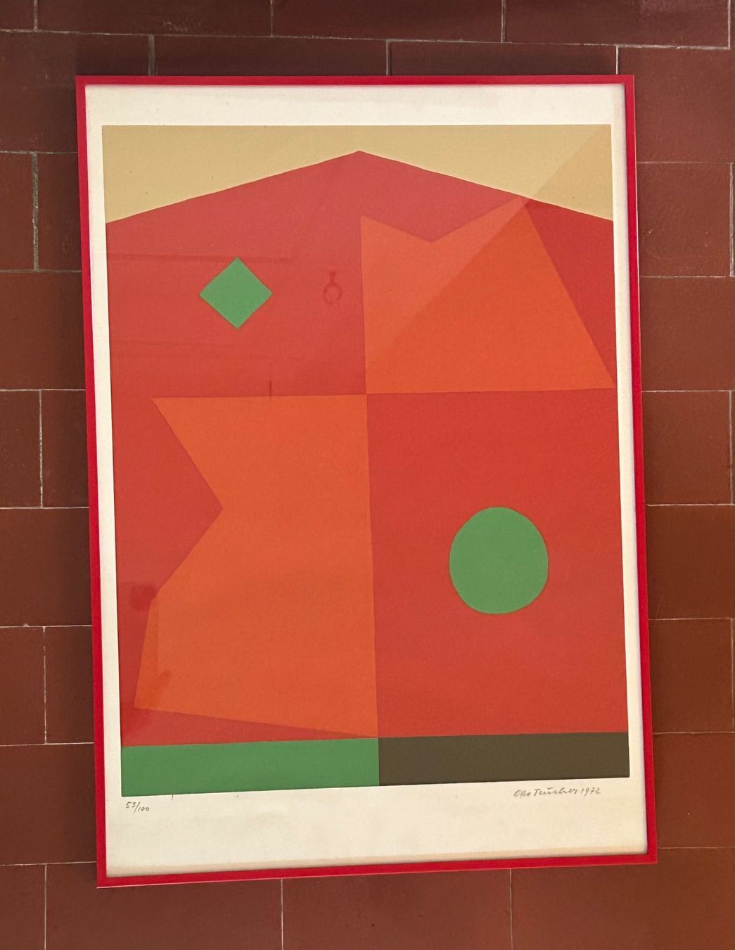Foto & Immagini: Lithographie Otto Teucher 53/100 – Usato da Rorschacherberg venduto da Svebe 1