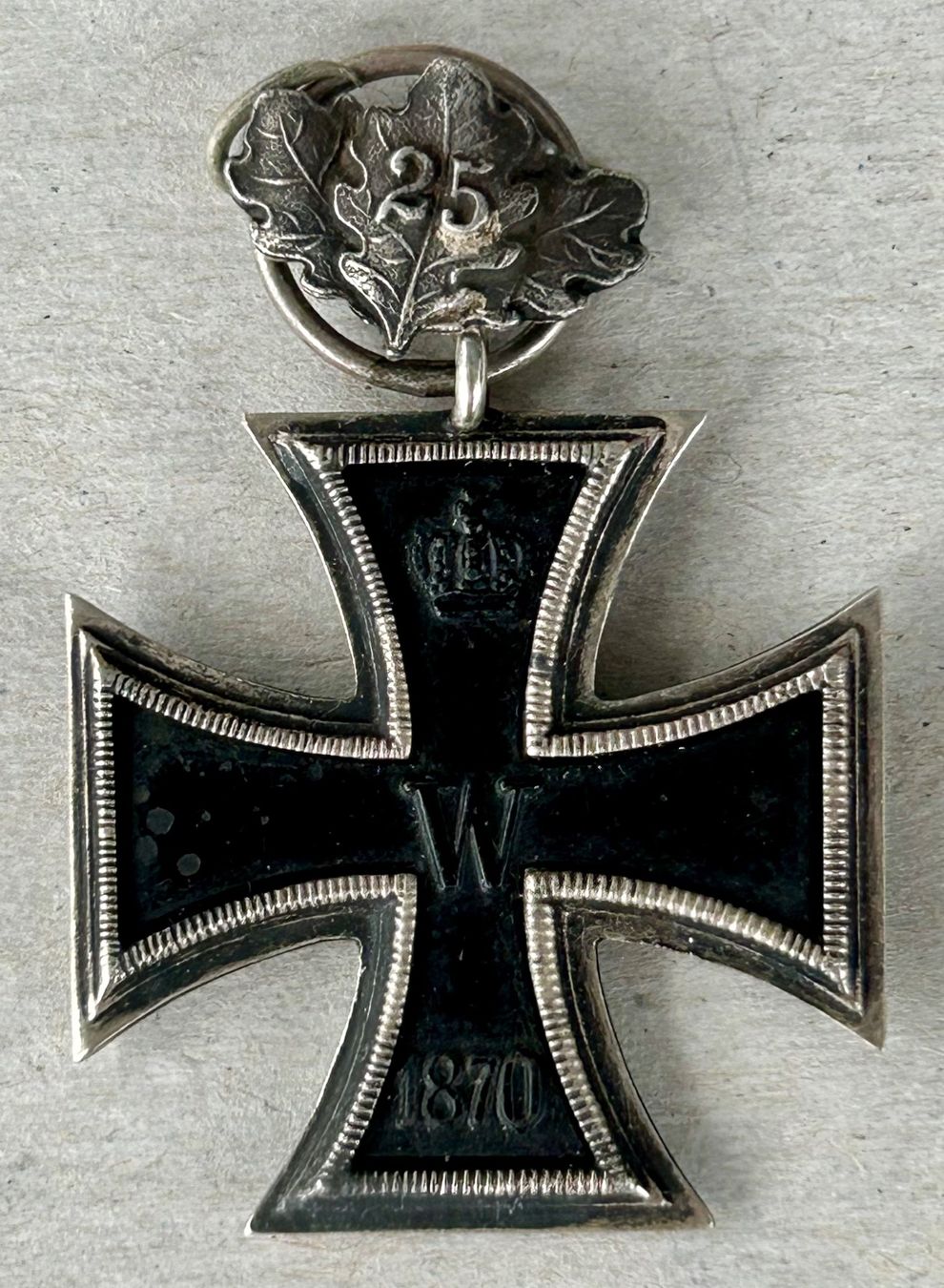 Medaglie: Eisernes Kreuz 2. Klasse 1870 mit Eichenlaub 25 – Usato da Pregassona venduto da nara_31