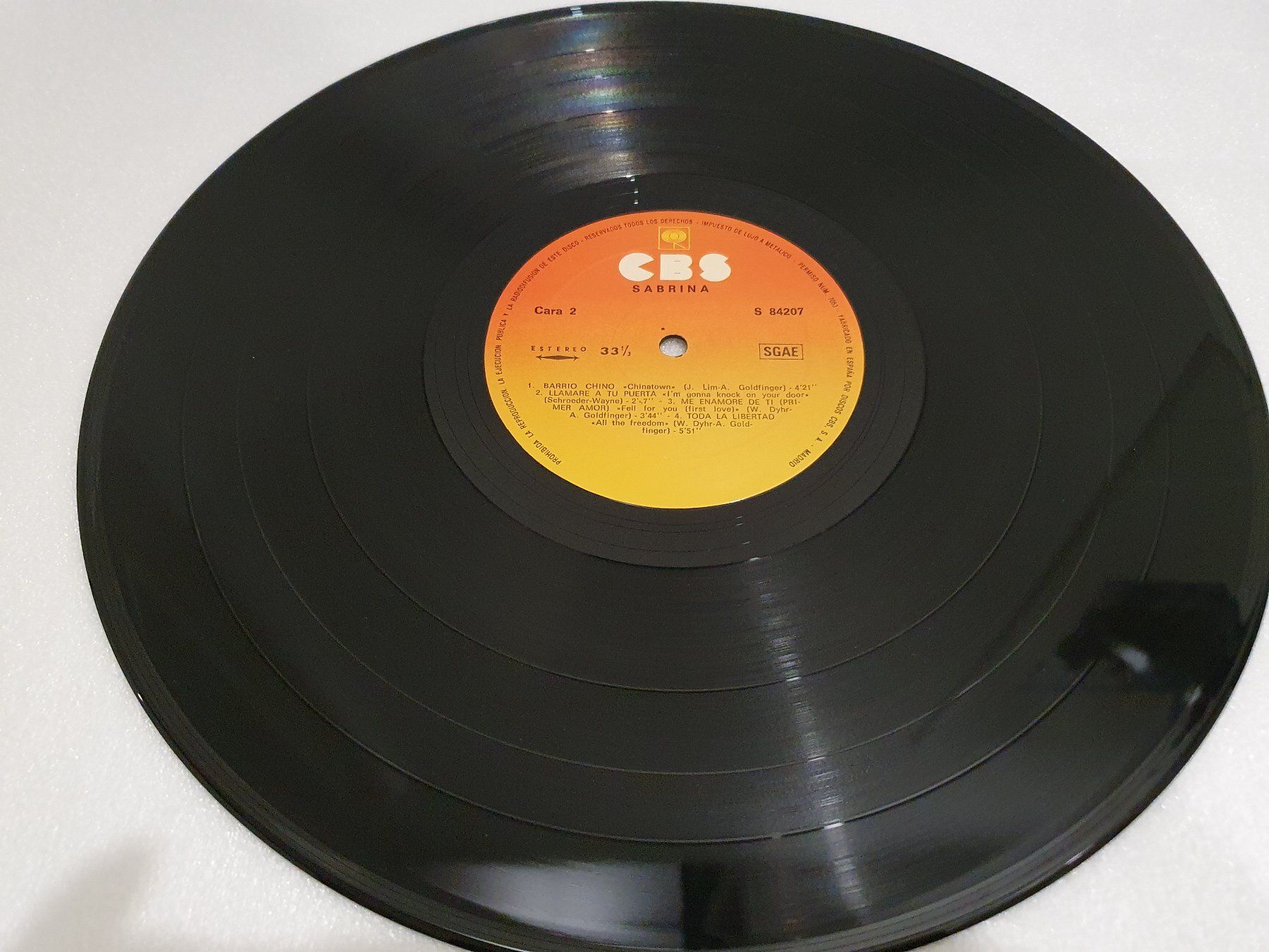 Schallplatten: Sabrina – Sabrina – Gebraucht aus Uster von Vinyl-Leidenschaft 4