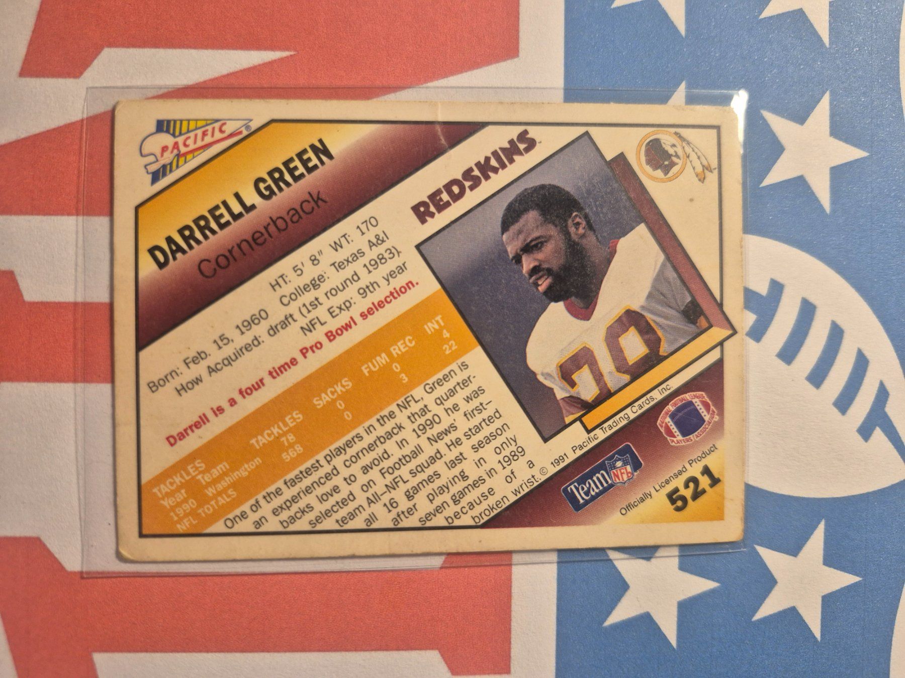 NFL Sammelbilder & Trading cards: NFL Darrell Green Washington Redskins – Gebraucht aus Treiten von Sauber73 1