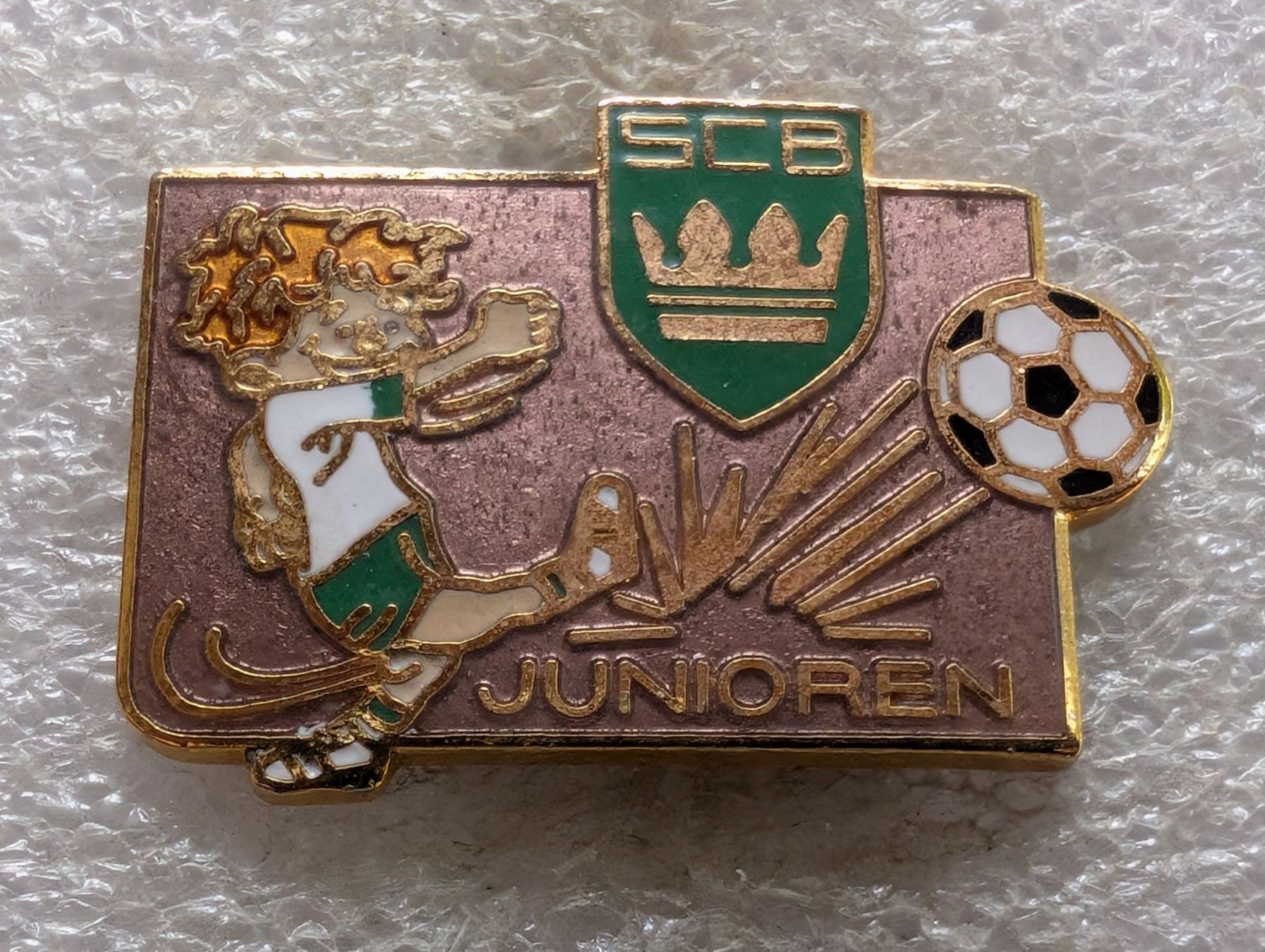 Plaketten & Abzeichen: Ansteckpin 219: SCB Junioren – Gebraucht aus Oppligen von Pin-Fall-Shop