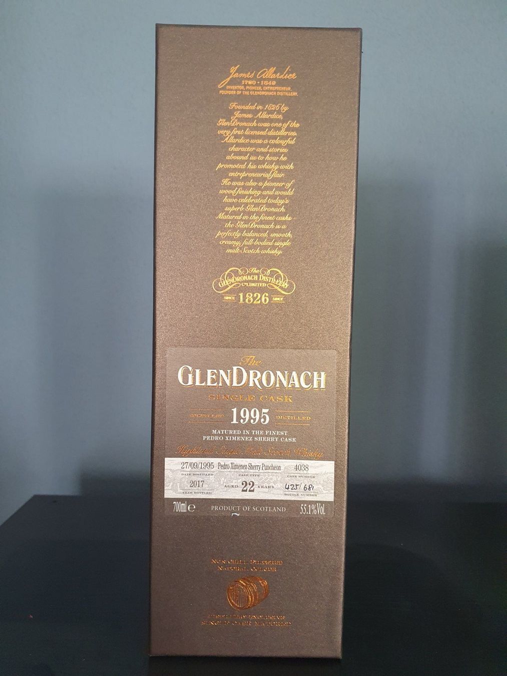 Glendronach Bevande alcoliche: Glendronach 22 Jahre, Single Malt Whisky – Nuovo e nell'imballaggio originale da Döttingen venduto da tho_dq6x