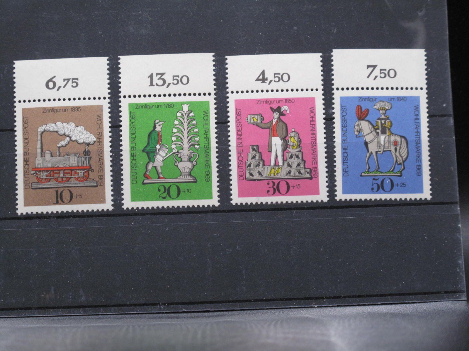 Tutti i francobolli: BRD 1969 Zinnfiguren ** – Usato da Wil SG venduto da fva01