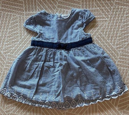 Fagottino Babykleid Gr 68, blau