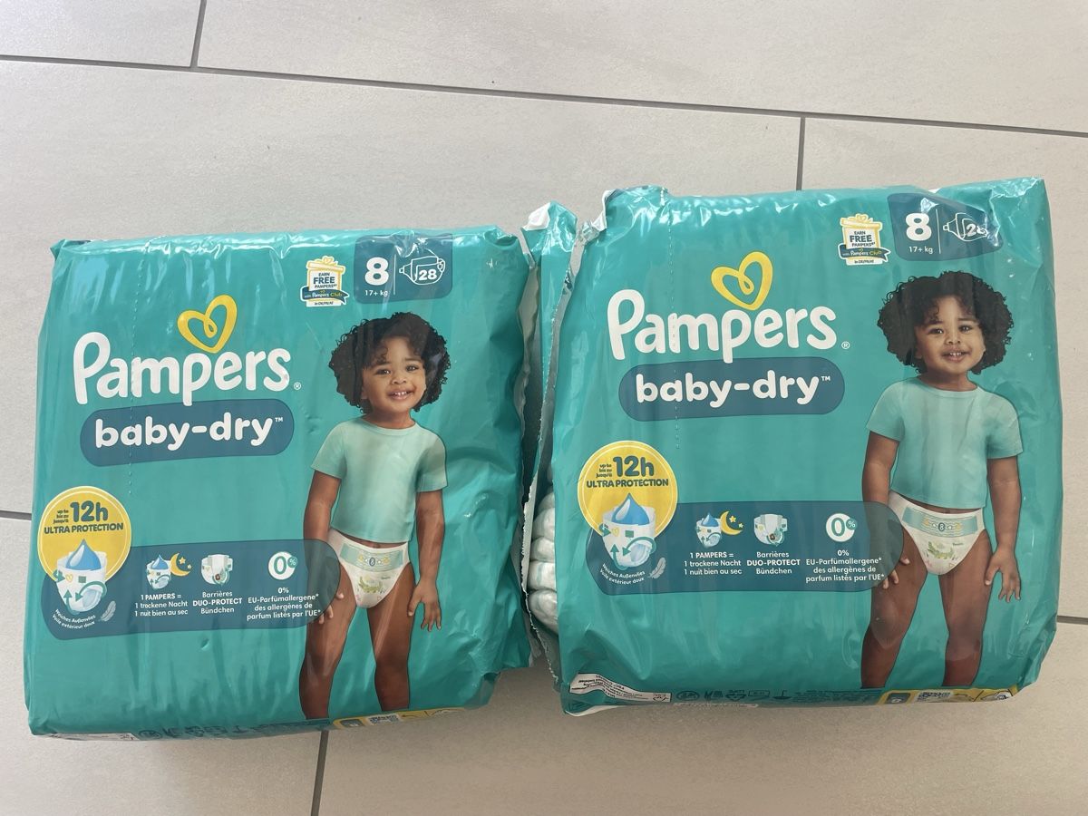 Pampers Secchi per pannolini & Pannolini: Pampers 8 – Nuovo (secondo la descrizione) da Rüti ZH venduto da Tal_ga6N