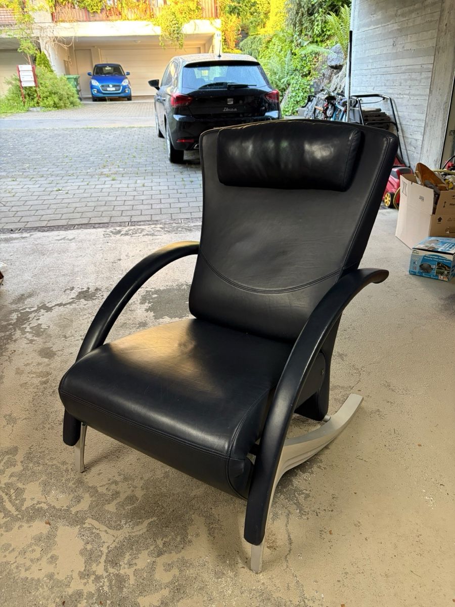 Rolf Benz Sessel: Rolf Benz 3100 Leder Sessel Blau – Gebraucht aus Schönenberg ZH von MED_31