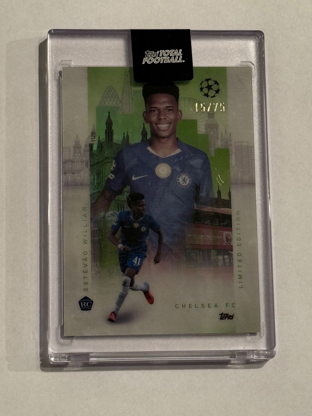 Estevao Rookie 15/75 - Topps Total Football Limited Edition (Neu und ...